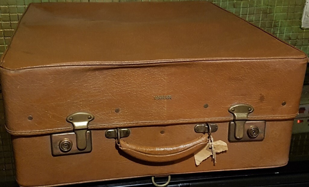 antler briefcase leather